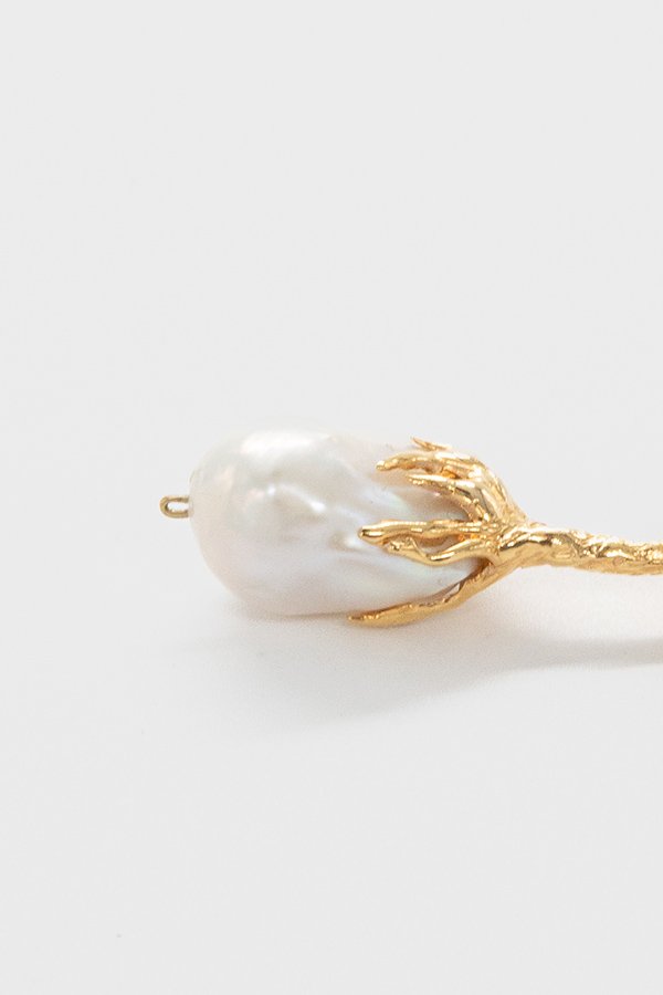 Orchid Baroque Pearl Brooch - Image 2
