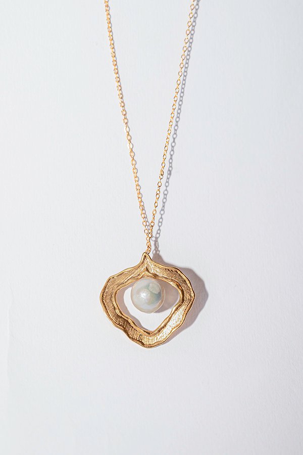 Orchid Whisper Halo Necklace